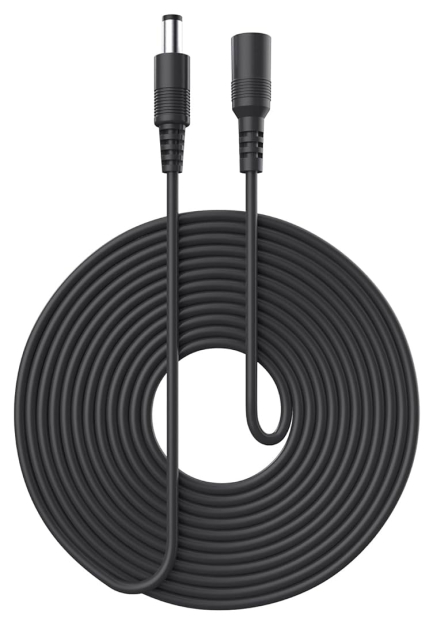 Napájací predlžovací kábel pre IP kamery 12 V 5 m 5,5/2,1 mm EZVIZ PCA05 EC-30041